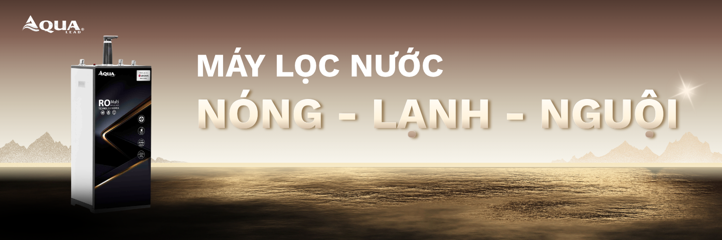 Banner Máy Lọc Nước AQUALead 1 vòi 3 chế độ nước nóng - lạnh - nguội